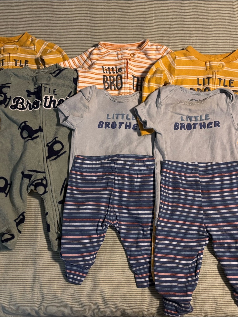 Little Brother Set, 3 sizes (newborn, 3m, 6m)